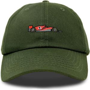 imageDALIX Formula Racing Car Embroidered Cap Cotton Baseball Summer Cool Dad Hat MensOlive