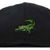 imageDALIX Alligator Cap Embroidered Mens Cotton Dad Hat Baseball HatBlack