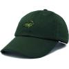 imageDALIX Alligator Cap Embroidered Mens Cotton Dad Hat Baseball HatDark Green