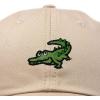 imageDALIX Alligator Cap Embroidered Mens Cotton Dad Hat Baseball HatKhaki