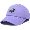 imageDALIX Alligator Cap Embroidered Mens Cotton Dad Hat Baseball HatLavender