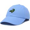 imageDALIX Alligator Cap Embroidered Mens Cotton Dad Hat Baseball HatLight Blue