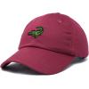 imageDALIX Alligator Cap Embroidered Mens Cotton Dad Hat Baseball HatMaroon