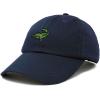 imageDALIX Alligator Cap Embroidered Mens Cotton Dad Hat Baseball HatNavy Blue