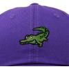imageDALIX Alligator Cap Embroidered Mens Cotton Dad Hat Baseball HatPurple