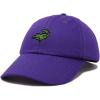 imageDALIX Alligator Cap Embroidered Mens Cotton Dad Hat Baseball HatPurple