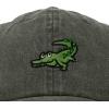 imageDALIX Alligator Cap Embroidered Mens Cotton Dad Hat Baseball HatWashed Gray