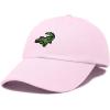 imageDALIX Alligator Cap Embroidered Mens Cotton Dad Hat Baseball HatWashed Pink