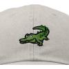 imageDALIX Alligator Cap Embroidered Mens Cotton Dad Hat Baseball HatWashed Stone White
