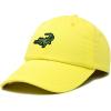 imageDALIX Alligator Cap Embroidered Mens Cotton Dad Hat Baseball HatYellow