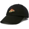 imageDALIX Pizza Slice Embroidered Dad Cap Cotton Baseball Hat UnisexBlack
