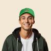 imageDALIX Pizza Slice Embroidered Dad Cap Cotton Baseball Hat UnisexKelly Green
