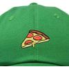 imageDALIX Pizza Slice Embroidered Dad Cap Cotton Baseball Hat UnisexKelly Green