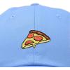 imageDALIX Pizza Slice Embroidered Dad Cap Cotton Baseball Hat UnisexLight Blue