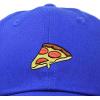 imageDALIX Pizza Slice Embroidered Dad Cap Cotton Baseball Hat UnisexRoyal Blue