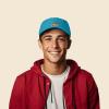 imageDALIX Pizza Slice Embroidered Dad Cap Cotton Baseball Hat UnisexTeal