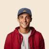 imageDALIX Pizza Slice Embroidered Dad Cap Cotton Baseball Hat UnisexWashed Navy
