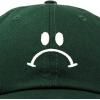 imageDALIX Sad Face Hat Mens Womens Sadface Frowning Baseball CapDark Green