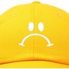 imageDALIX Sad Face Hat Mens Womens Sadface Frowning Baseball CapGold