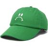 imageDALIX Sad Face Hat Mens Womens Sadface Frowning Baseball CapKelly Green