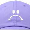 imageDALIX Sad Face Hat Mens Womens Sadface Frowning Baseball CapLavender