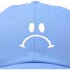 imageDALIX Sad Face Hat Mens Womens Sadface Frowning Baseball CapLight Blue