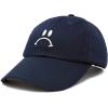 imageDALIX Sad Face Hat Mens Womens Sadface Frowning Baseball CapNavy Blue