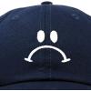 imageDALIX Sad Face Hat Mens Womens Sadface Frowning Baseball CapNavy Blue