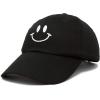 imageDALIX Smile Baseball Cap Smiling Face Happy Dad Hat Men Women TeensBlack