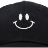 imageDALIX Smile Baseball Cap Smiling Face Happy Dad Hat Men Women TeensBlack