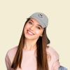imageDALIX Smile Baseball Cap Smiling Face Happy Dad Hat Men Women TeensGray