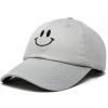 imageDALIX Smile Baseball Cap Smiling Face Happy Dad Hat Men Women TeensGray