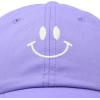 imageDALIX Smile Baseball Cap Smiling Face Happy Dad Hat Men Women TeensLavender