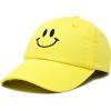 imageDALIX Smile Baseball Cap Smiling Face Happy Dad Hat Men Women TeensMinion Yellow