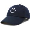 imageDALIX Smile Baseball Cap Smiling Face Happy Dad Hat Men Women TeensNavy Blue