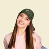 imageDALIX Smile Baseball Cap Smiling Face Happy Dad Hat Men Women TeensOlive
