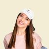 imageDALIX Smile Baseball Cap Smiling Face Happy Dad Hat Men Women TeensWhite