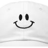 imageDALIX Smile Baseball Cap Smiling Face Happy Dad Hat Men Women TeensWhite