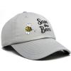 imageDALIX Save The Bees Baseball Cap Dad Hat Embroidered Women GirlsGray