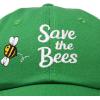 imageDALIX Save The Bees Baseball Cap Dad Hat Embroidered Women GirlsKelly Green