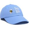 imageDALIX Save The Bees Baseball Cap Dad Hat Embroidered Women GirlsLight Blue