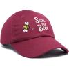 imageDALIX Save The Bees Baseball Cap Dad Hat Embroidered Women GirlsMaroon