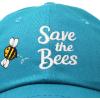 imageDALIX Save The Bees Baseball Cap Dad Hat Embroidered Women GirlsTeal