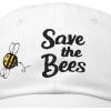 imageDALIX Save The Bees Baseball Cap Dad Hat Embroidered Women GirlsWhite