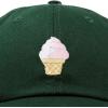 imageDALIX Soft Serve Ice Cream Hat Cotton Baseball CapDark Green