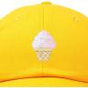 imageDALIX Soft Serve Ice Cream Hat Cotton Baseball CapGold