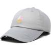 imageDALIX Soft Serve Ice Cream Hat Cotton Baseball CapGray
