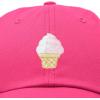 imageDALIX Soft Serve Ice Cream Hat Cotton Baseball CapHot Pink
