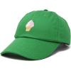 imageDALIX Soft Serve Ice Cream Hat Cotton Baseball CapKelly Green