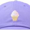 imageDALIX Soft Serve Ice Cream Hat Cotton Baseball CapLavender